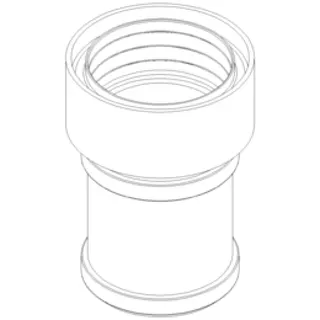PO Übergang von Spitzende auf Spitzende anderer Werkst.POLO-KAL DN 125/135-142mm – Bild 2