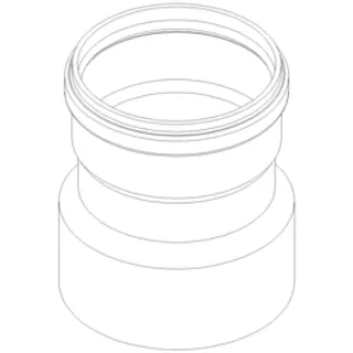 PO Übergang von Spitzende auf Spitzende anderer Werkst.POLO-KAL DN 160/160-172mm – Bild 2