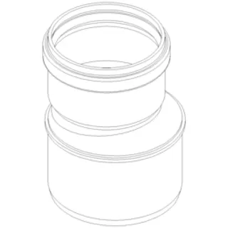 PO Übergangsrohr POLO-KAL NG DN 110/90 – Bild 2