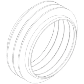 PO GLR-Ersatzdichtung POLO-KAL 125 mm – Bild 2