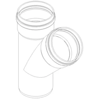 PO Abzweig POLO-KAL NG DN 200/200/45Grad – Bild 2