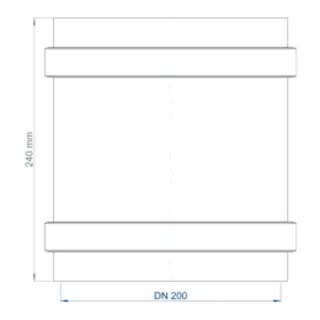 PO Überschiebmuffe POLO-KAL NG DN 200 – Bild 3