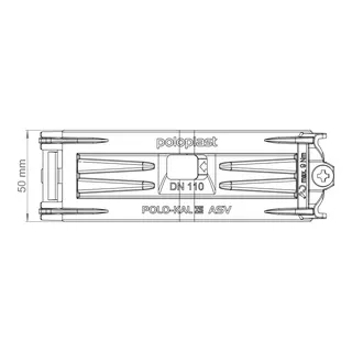 PO Auszugsichere Verbindung POLO-KAL XS DN 110 – Bild 3