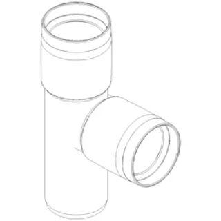 PO Abzweig POLO-KAL XS DN 40/40/87Grad – Bild 2