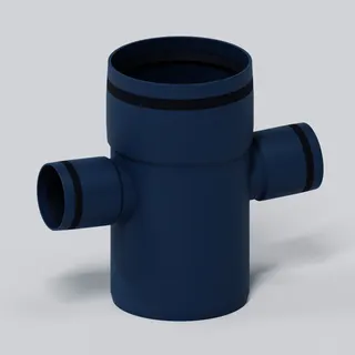 PO Doppelabzweig POLO-KAL XS DN 110/50/87Grad