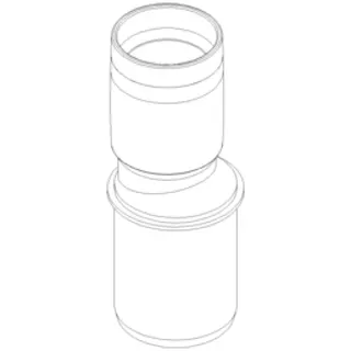 PO Übergangsrohr POLO-KAL XS DN 40/32 – Bild 2