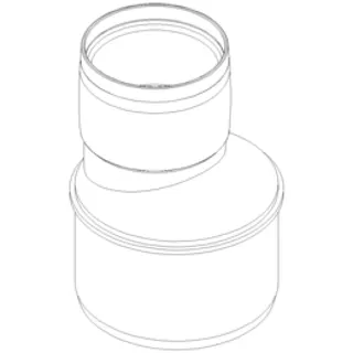 PO Übergangsrohr POLO-KAL XS DN 110/75 – Bild 2