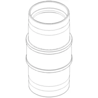 PO Überschiebmuffe POLO-KAL XS DN 40 – Bild 2