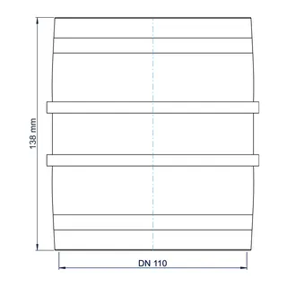 PO Überschiebmuffe POLO-KAL XS DN 110 – Bild 3