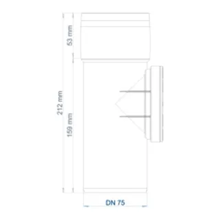 PO Reinigungsrohr POLO-KAL XS DN 75 – Bild 3