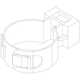 PO Schelle POLO-CLIP DN 50/40/32 M10 – Bild 2