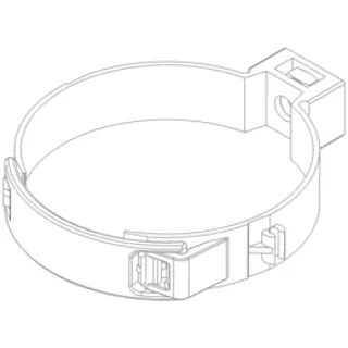 PO Schelle POLO-CLIP DN 110/90/75 M10 – Bild 2