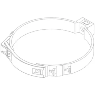 PO Schelle POLO-CLIP DN 160/125 M10 – Bild 2