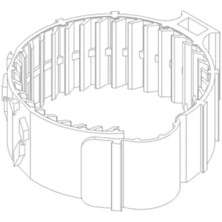 PO Schelle POLO-CLIP HS DN 110/90/75 M8 – Bild 2