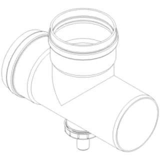 PO Kondensatablaufreinigungsrohr POLO-KWL DN 200/200/40 – Bild 2