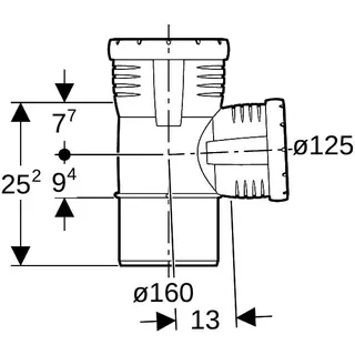 Geberit Silent-Pro Abzweig 87,5Gr d160/125 – Bild 4