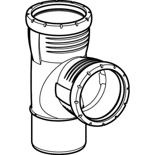 Geberit Silent-Pro Bogenabzweig 87,5Gr d110/110 – Bild 3