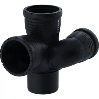 Geberit Silent-Pro Schachtbogenabzweig 87,5Gr d110/90/75 links – Bild 2