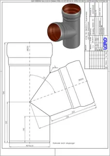 LORO-X ABZWEIG 70 GRAD DN 200/200 – Bild 2