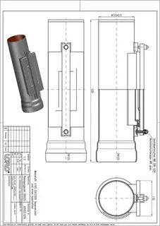 LORO-X REINIGUNGSROHR ÖFFNG.RECHTECKIG, DN 125 – Bild 2