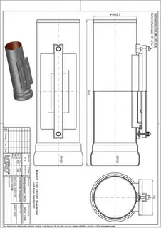 LORO-X REINIGUNGSROHR ÖFFNG.RECHTECKIG, DN 150 – Bild 2