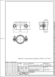 LORO-X SICHERUNGSSCHELLE DN 50 – Bild 2