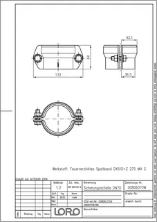 LORO-X SICHERUNGSSCHELLE DN 70 – Bild 2