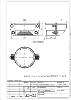 LORO-X SICHERUNGSSCH.M.AUSKL.DN 125 – Bild 2