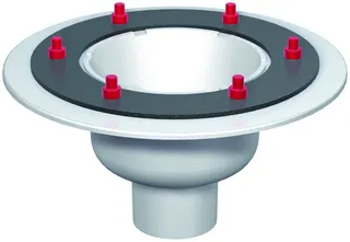 ACO Bodenablauf Wal-Selecta DN100 90 Grad/2,0l/s/Pressfl./ohne WS/epoxiert