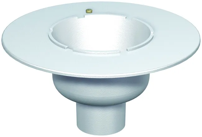 ACO Bodenablauf Wal-Selecta DN100 90 Grad/2,0l/s/Klebefl./ohne WS/epoxiert