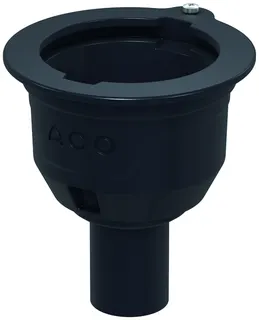 ACO Bodenablauf Passavant DN50 90 Grad/1,0l/s/Halter./ohne WS/ Anstrich