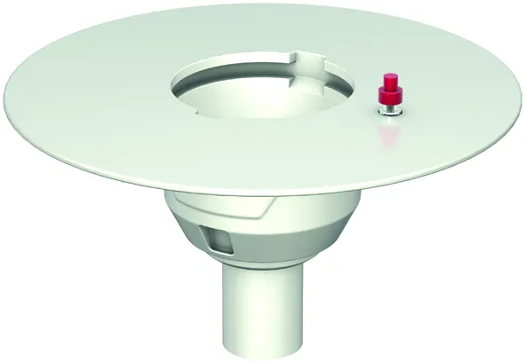 ACO Bodenablauf Passavant DN50 90 Grad/1,0l/s/Klebefl./ohne WS/epoxiert