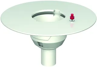 ACO Bodenablauf Passavant DN50 90 Grad/1,0l/s/Klebefl./ohne WS/epoxiert