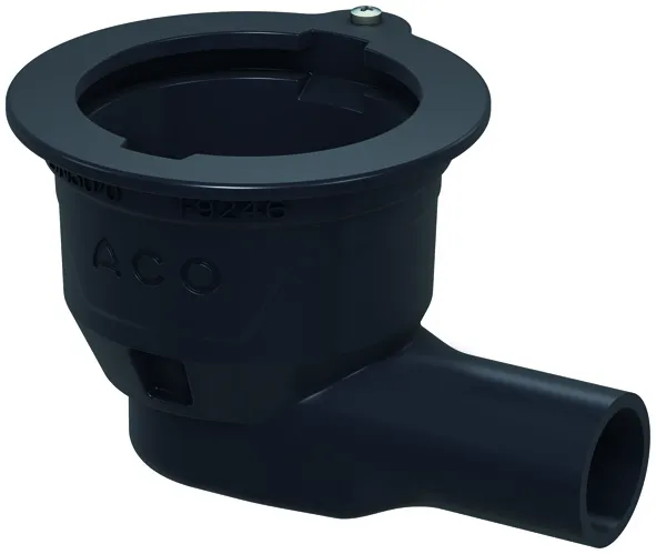 ACO Bodenablauf Passavant DN50 1,5 Grad/1,0l/s/Halter./ohne WS/Anstrich