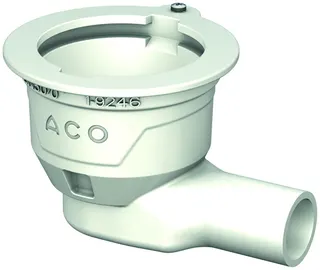 ACO Bodenablauf Passavant DN50 1,5 Grad/1,0l/s/Halter./ohne WS/epoxiert