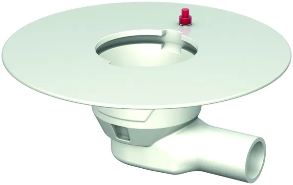 ACO Bodenablauf Passavant DN50 1,5Grad/1,0l/s/Klebefl./ohne WS/epoxiert