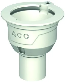 ACO Bodenablauf Passavant DN70 90 Grad/ 2,0l/s/Halter./ohne WS/epoxiert