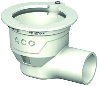 ACO Bodenablauf Passavant DN70 1,5 Grad/1,6l/s/Halter./ohne WS/epoxiert