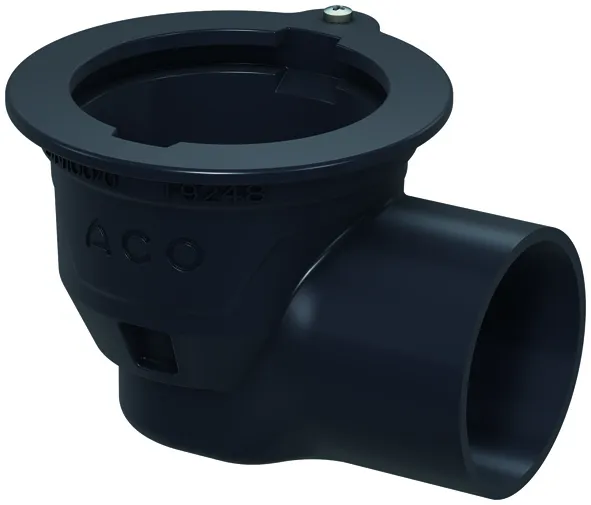 ACO Bodenablauf Passavant DN100/1,5 Grad/1,6l/s/Halter./Anstrich