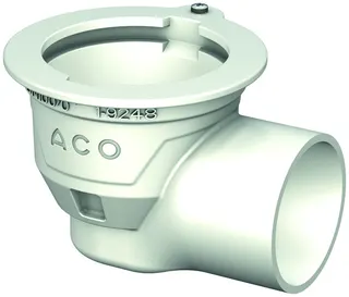 ACO Bodenablauf Passavant DN100/1,5 Grad/1,6l/s/Halter./epoxiert