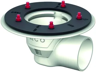 ACO Bodenablauf Passavant DN100/1,5 Grad/1,6l/s/Pressfl./epoxiert
