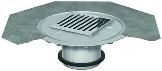 ACO Aufsatzstück AV-Selecta 148x148/K3/ Kst./Rost V2A verriegelbar