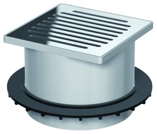 ACO Aufsatzstück PP 198x198/ H270/ K3/mit Rost/ Haltering