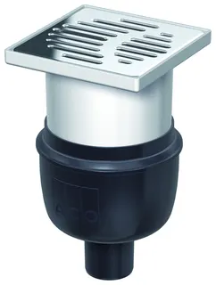 ACO Easy-Flow Bodenablauf DN50 150x150/90 Grad/ 1,0l/s/Kst/ K3/WS50