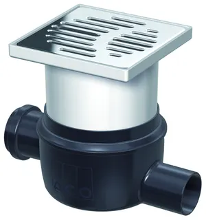 ACO Easy-Flow Bodenablauf DN50 50x150/1,5 Grad/1,0l/s/Kst/ K3/WS50