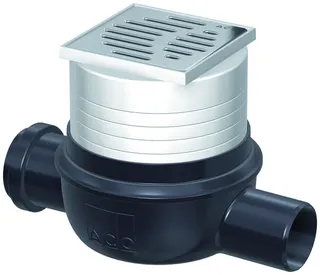 ACO Easy-Flow Flatline DN50 seit.Zulauf 1,5Grad/0,8l/s/Kst/100x100/K3/WS30