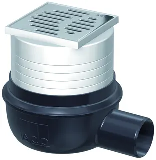 ACO Easy-Flow Bodenablauf Flatline DN50 1,5Grad/0,8l/s/Kst/100x100/K3/WS30