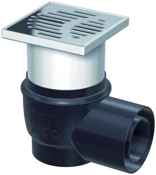ACO Easy-Flow Bodenablauf DN70/100 1,5 Grad/1,6l/s/ Kst./150x150/K3/WS50