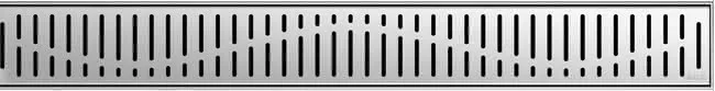 ACO ShowerDrain Rost/grating 800x80/ Wave/ V2A/ K3
