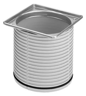 Viega Aufsatzrahmen Advantix 4949.1 in 100x100 Chromnickelstahl – Bild 2